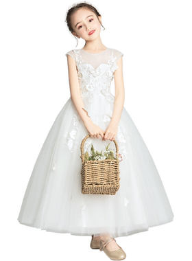 裙蓬蓬中大女童洋气春夏晚礼服