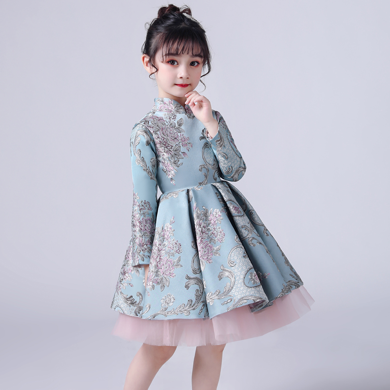 儿童晚礼服公主裙女童
