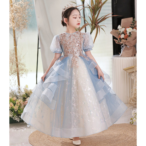 歌宴尔晚礼服女童公主蓬蓬裙礼服