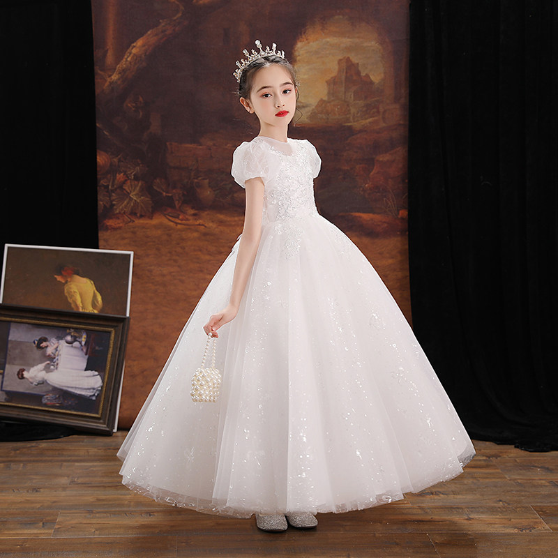 儿童公主裙晚礼服小孩女童宝宝生日花童婚纱主持人钢琴演出服高端,童装/婴儿装/亲子装,儿童礼服,淘宝优惠券,粉丝福利购,淘宝优惠卷