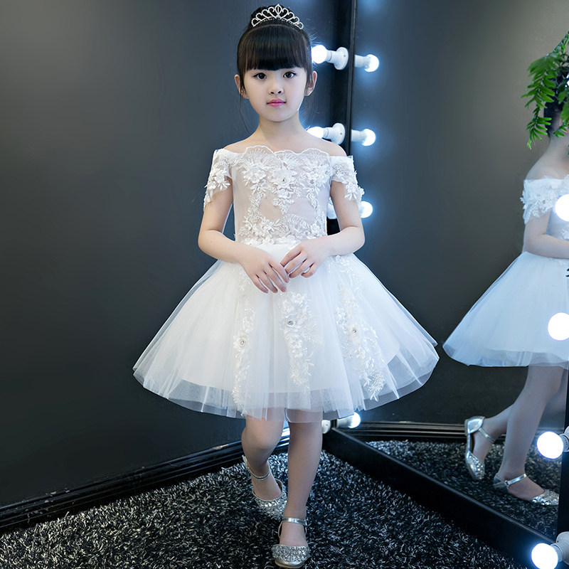 儿童礼服公主裙女童小模特走秀