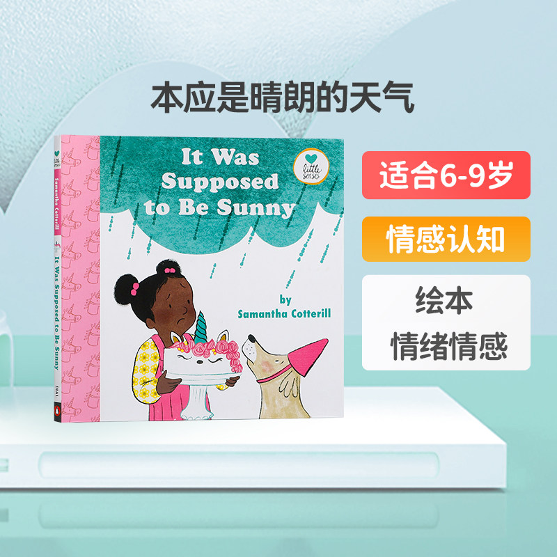 英文原版 it was supposed to be sunny 本应是晴朗的天气 低幼儿童