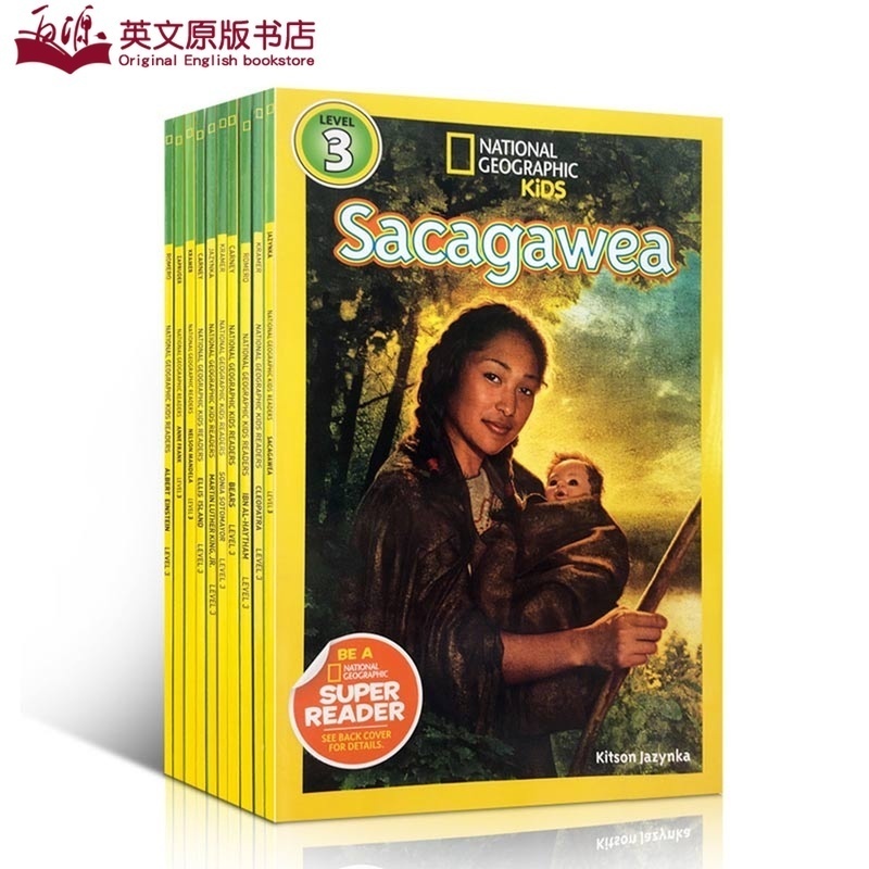 【第三阶段10册】英文原版进口绘本National Geographic KIDS Readers L3 美国儿童版国家地理小学科普认知科学百科杂志图画童书 书籍/杂志/报纸 儿童读物原版书 原图主图