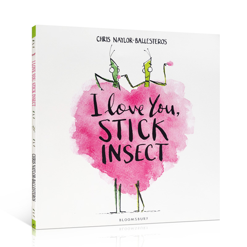英文原版绘本i love you stick insect 我爱你竹节虫  儿童英语启蒙