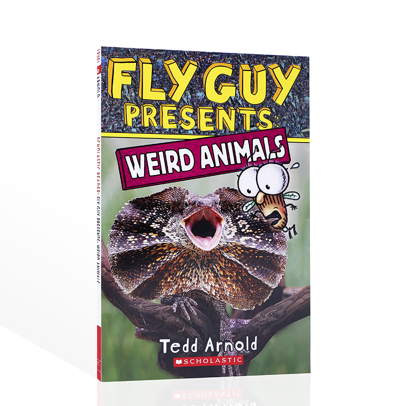 英文原版苍蝇小子Fly Guy Presents#14: Weird Animals奇怪的动物 Scholastic学乐出版6-9岁儿童趣味性阅读桥梁图画书送音频