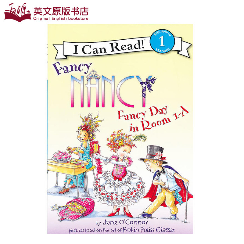 fancy nancy: fancy day in room 1-a 小俏妞希希 女孩英文绘本书