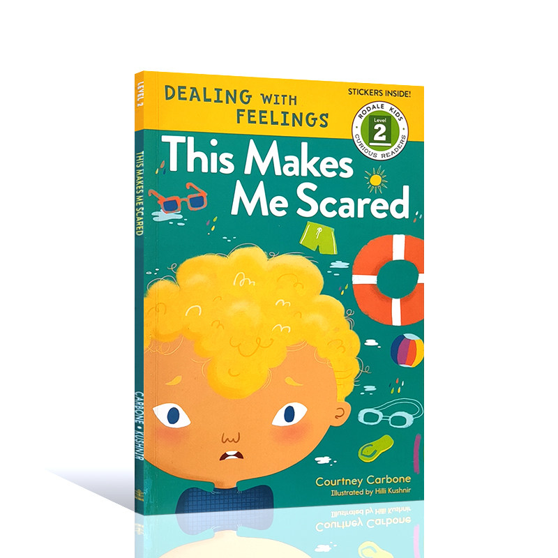 英文原版 this makes me scared 这让我很害怕分级读物童书 4-6岁儿童
