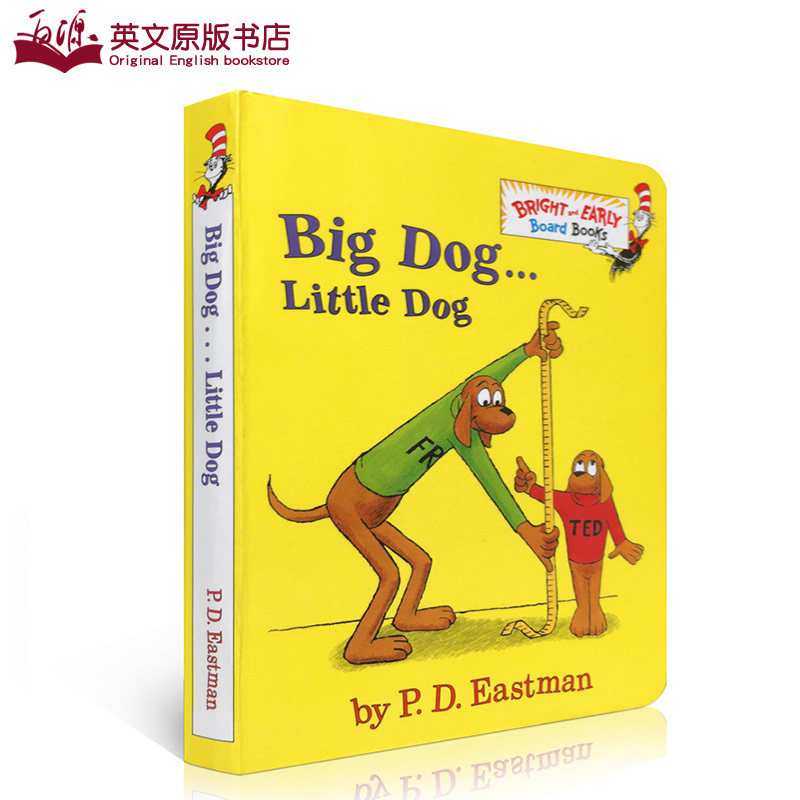 little dog大狗小狗0-3岁启蒙低幼适龄版精装绘本p.d.