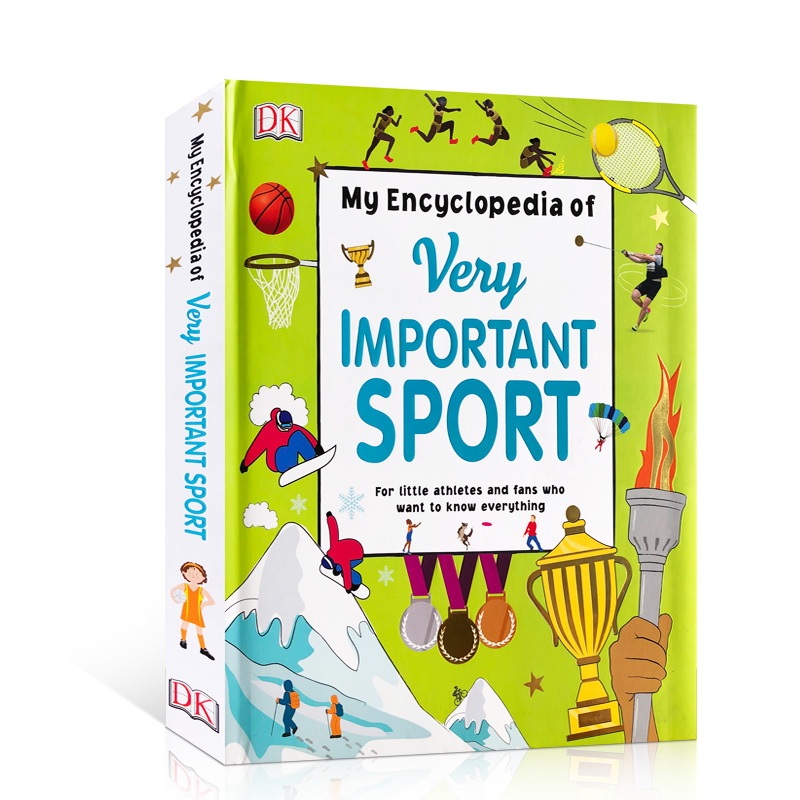 进口英文原版 My Encyclopedia of Very Important Sport我的重要运动百科全书 DK体育科普儿童启蒙读物 6-9岁