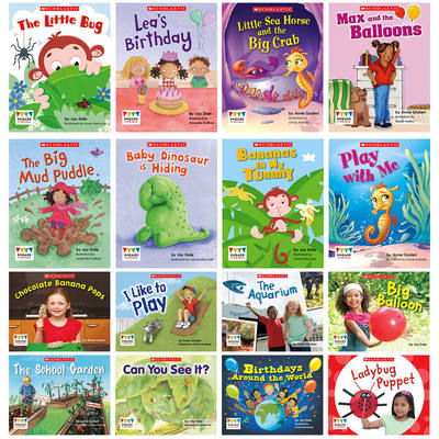 英文原版 小学低年级阅读级别Levels 6-8 组合16册 Big Mud Puddle/School Garden/Little Bug 幼儿宝宝思想启蒙亲子益智图画书