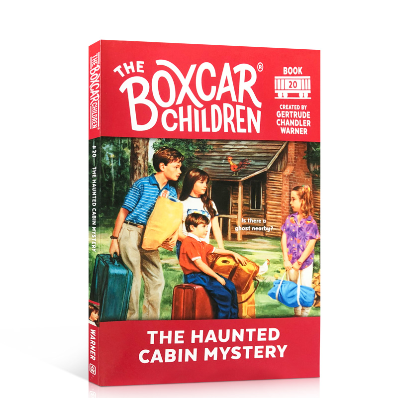 英文原版 Boxcar#20 The Haunted Cabin Mystery章节桥梁书 The Boxcar Children Bookshelf美国经典儿童读物