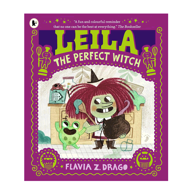 英文原版绘本The World of Gustavo: Leila, the Perfect Witch害羞的幽灵不完美仍尽最大努力女巫故事 4-8岁儿童英语启蒙故事书