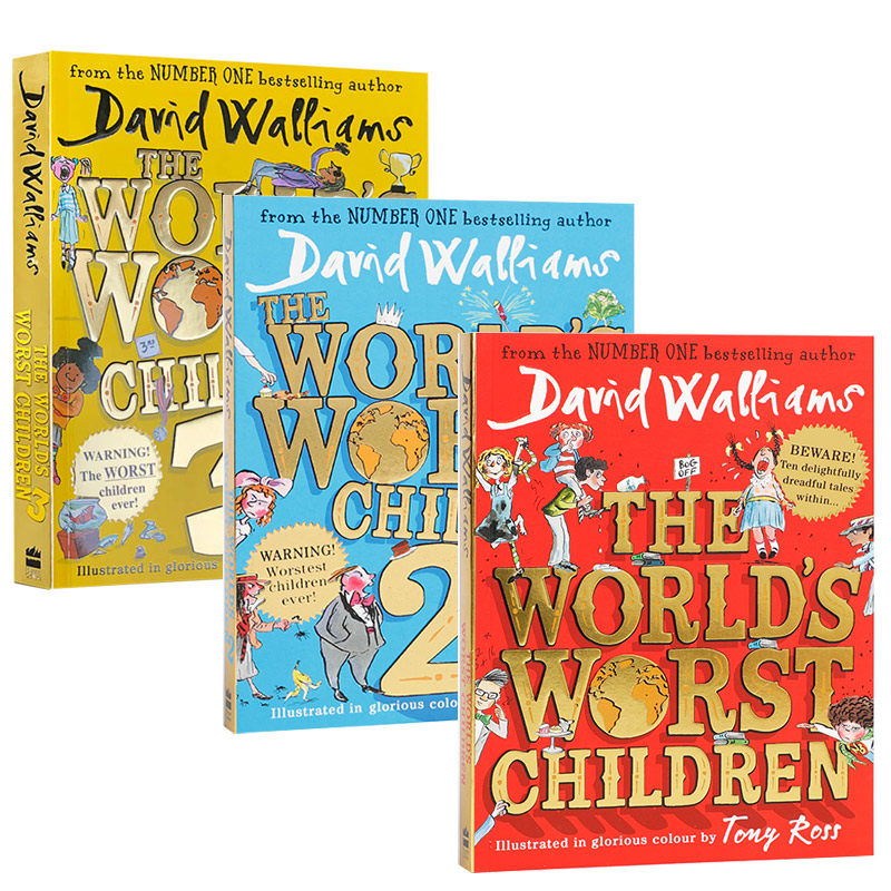 英文原版进口the worlds worst children世界上最糟糕的儿童1-3册10