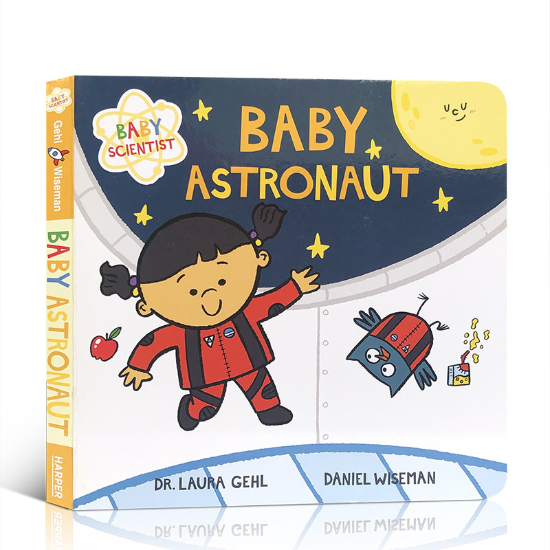 英文原版 baby astronaut 小小宇航员 儿童宇宙太空早教认知百科知识