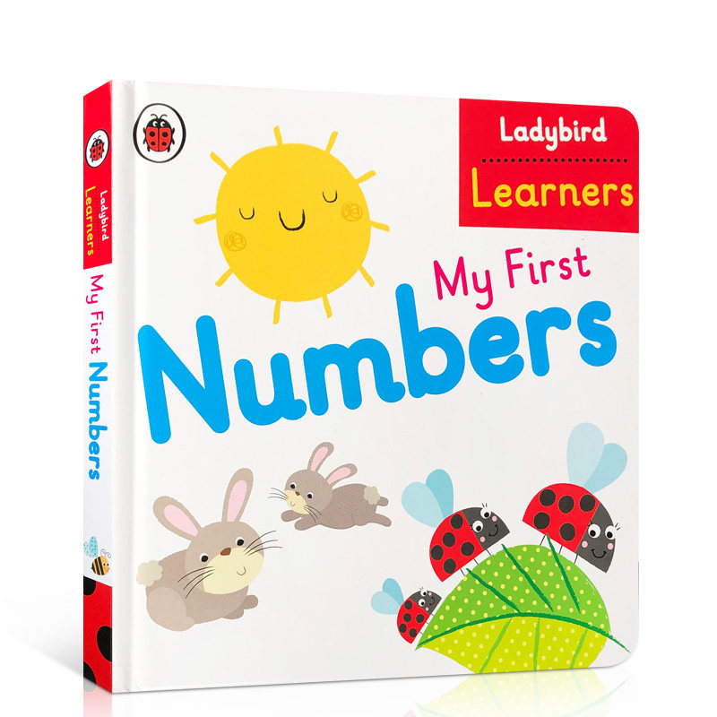 numbers: ladybird learners  我的第一本数字认识书 儿童1-10数字