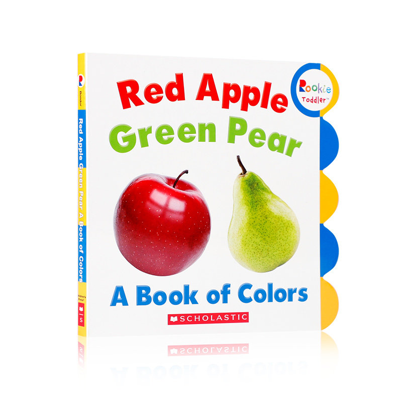 英文原版rookie toddler red apple, green pear红苹果绿梨一本颜色的