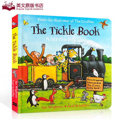 原版绘本The Tickle Book: A Lift-The-Flap Book 挠痒痒儿童纸板翻翻书边玩边学咕噜牛Gruffalo启蒙早教认知亲子阅读2-5岁