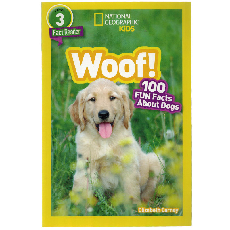 英文原版 national geographic kids level3:woof 汪 儿童英语启蒙