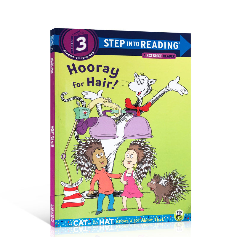 英文原版绘本 hooray for hair为头发欢呼 苏斯博士系列分级阅读读本