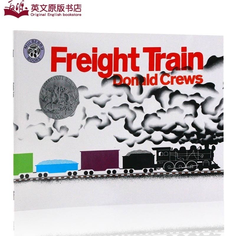 送音频:英文原版 freight train 凯迪克银奖 火车快跑 启蒙读物
