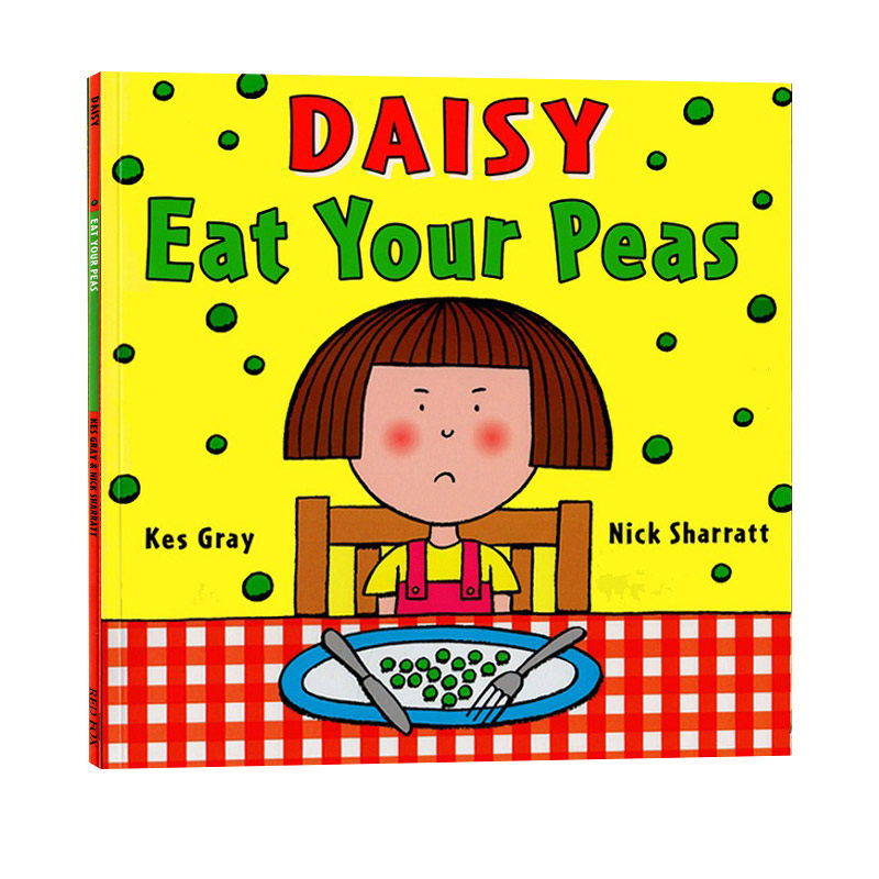 原版 daisy eat your peas 黛西,把豌豆吃了 吃豆子不挑食 课外阅读