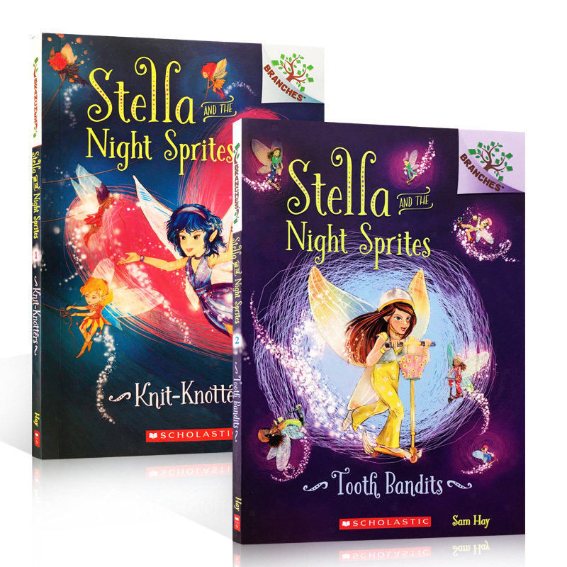 英文原版绘本 scholastic branches stella night sprites 黑夜精灵2