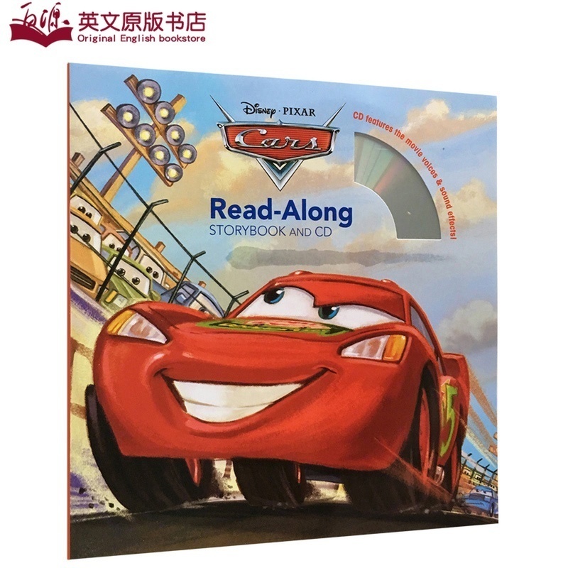 Ó¢ÎĵÏÊ¿Äá Cars Read-Along Storybook and CD Æû³µ×ܶ¯Ô± ¾µä¶¯»¹ÊÊÂÊé Êé+CD ¶ÀÁ¢ÔĶÁϵÁÐ ¶ùͯÆôÃÉÔç½ÌÆôÃÉÇ××Ó¶ÁÎï2-6Ëê