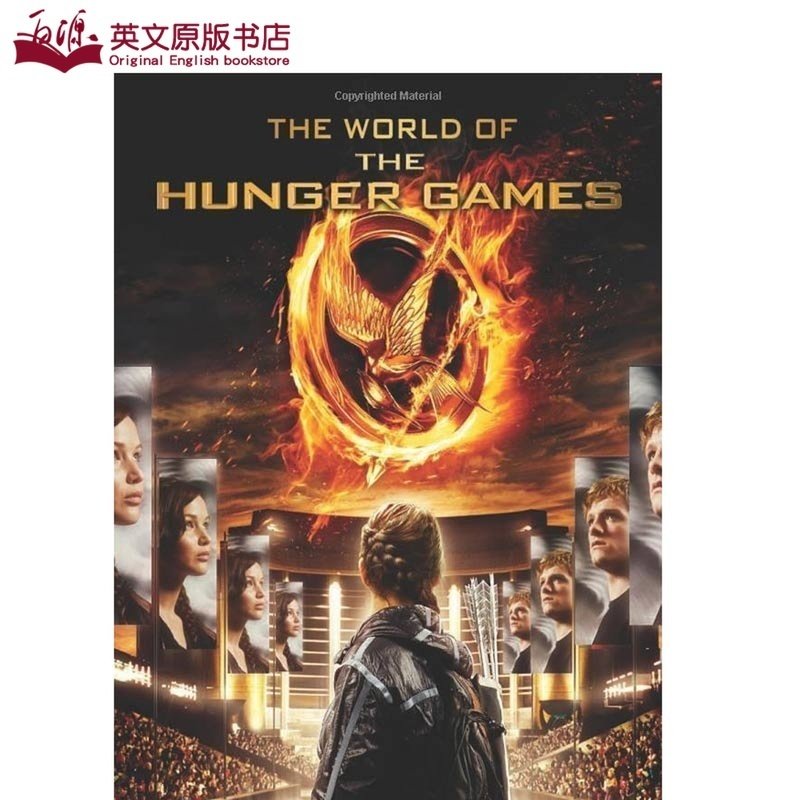 英文精装the world of the hunger games 饥饿游戏电影花絮
