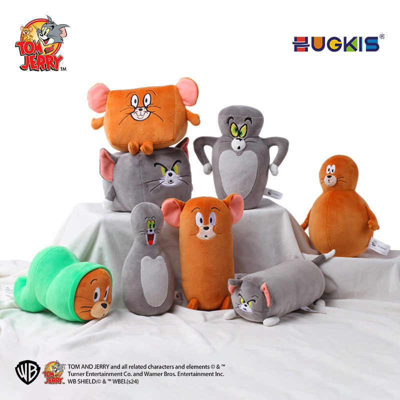 华纳正版猫和老鼠毛绒玩具变形系列桌面摆件公仔小号娃娃儿童礼物