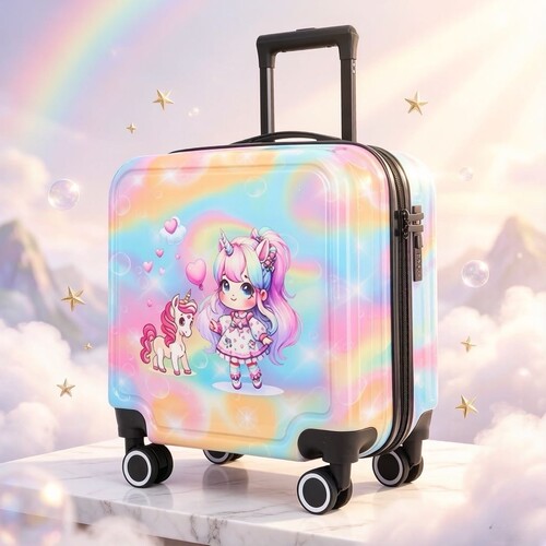 儿童行李箱可爱卡通密码箱登机箱