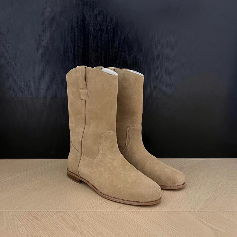 中筒靴西部牛仔靴马丁靴骑士靴女