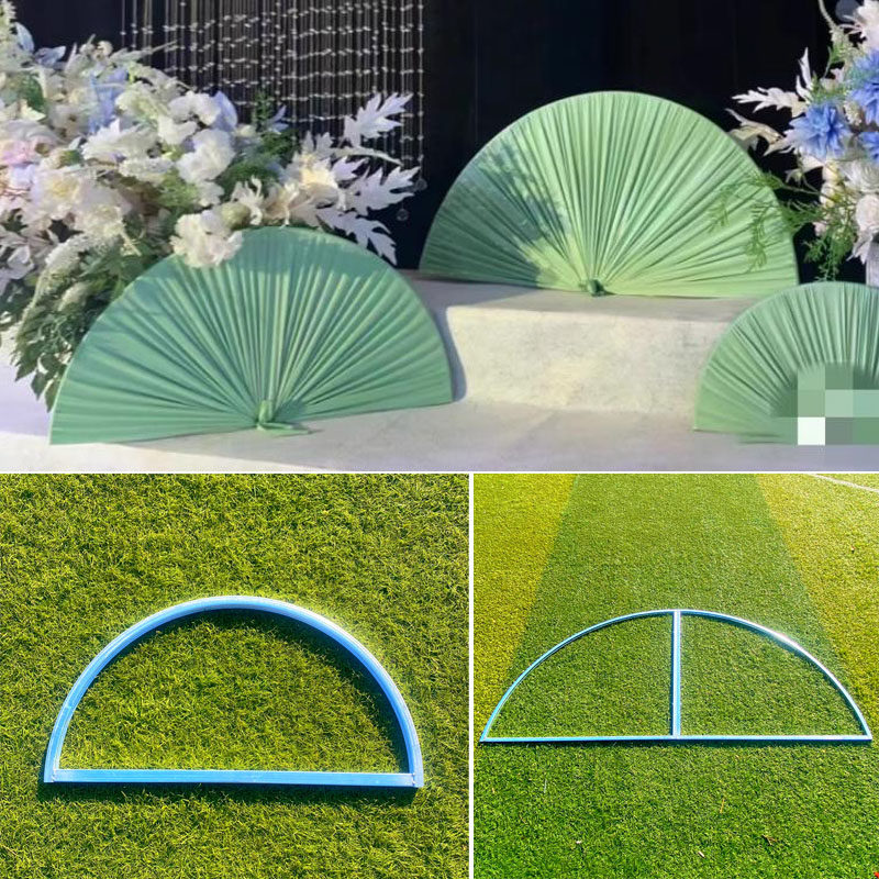 婚庆圆环铁艺架半圆框架扇形弹力布骨架婚礼纱幔布幔圆形褶皱架子,节庆用品/礼品,拱门,淘宝优惠券,粉丝福利购,淘宝优惠卷