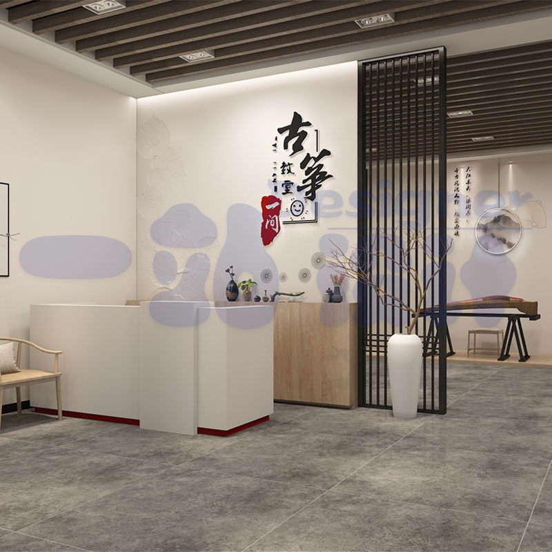 3d效果图制作琴行吉他古筝艺术培训机构装修设计音乐室效果图设计