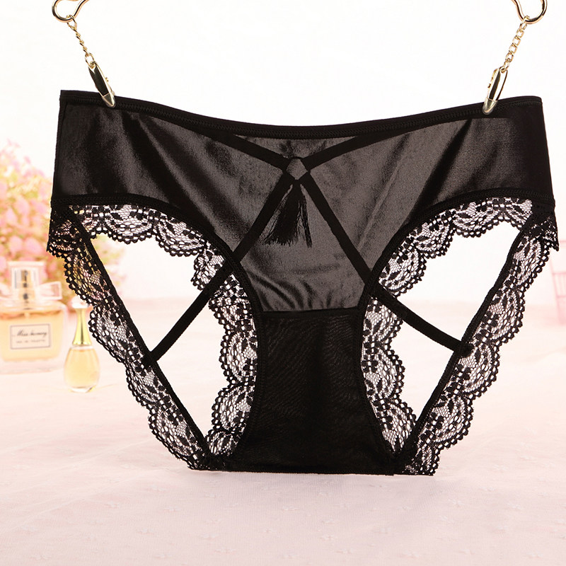新款买3送1性感美女翘臀镂空方便三角内裤夫妻美屁内衣短裤子包邮