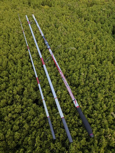 4.25米100-250g 全富士三节并继式远投竿/沙滩竿/SURF竿  37号竿