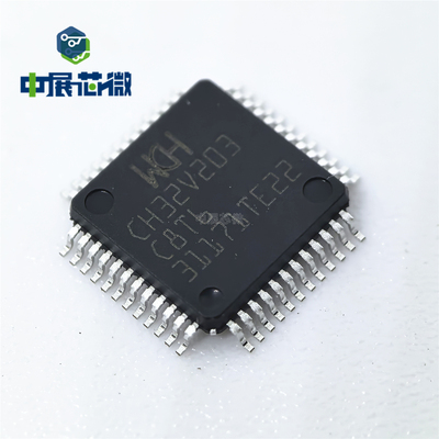 原装正品 CH32V203C8T6 LQFP-48 32位微控制器芯片 MCU 单片机