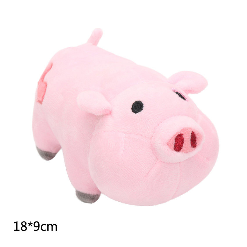 怪诞小镇摇摇猪gravity falls手偶毛绒玩具公仔梅宝的小猪可爱粉