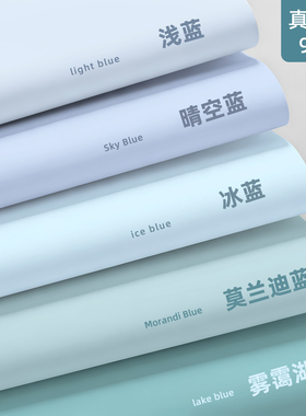 彩色墙纸自粘防水宿舍墙壁贴纸