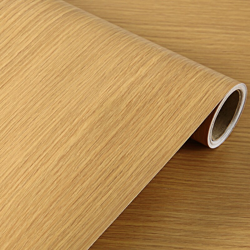加厚自粘木纹贴纸仿木墙纸柜子木门家具翻新装饰波音片木纹纸贴皮