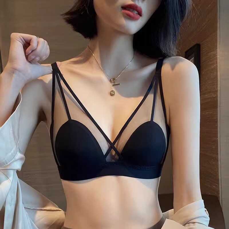 夏季新款法式大胸显小内衣