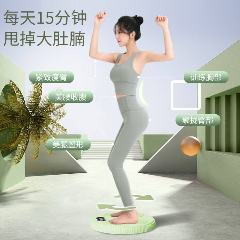 跨境家用扭腰盘智能静音