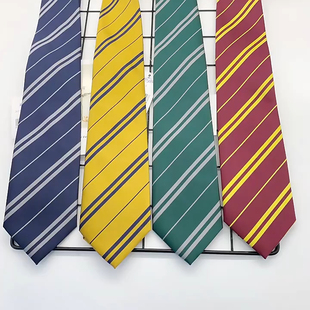 哈利波特真丝领带霍格沃茨联名款园区同款JK学院格兰芬多斯莱特林