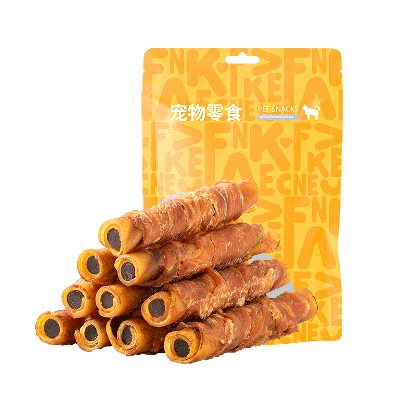 狗狗磨牙棒鸡鸭肉缠牛皮夹心卷