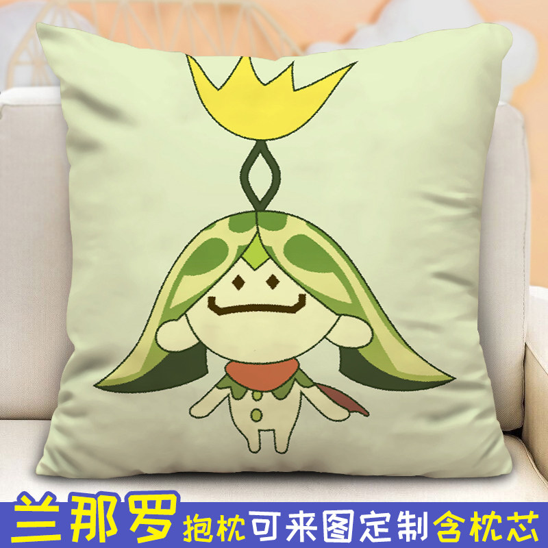 兰那罗玩偶周边抱枕被子两用二合一2024新款办公室午睡枕原神公仔