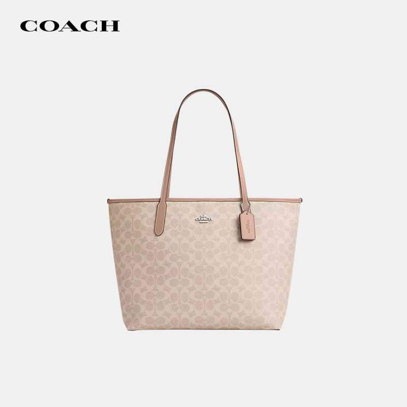 【国内现货】COACH/蔻驰City 33托特包新版经典老花单肩手提包女,箱包皮具/热销女包/男包,托特包,淘宝优惠券,粉丝福利购,淘宝优惠卷