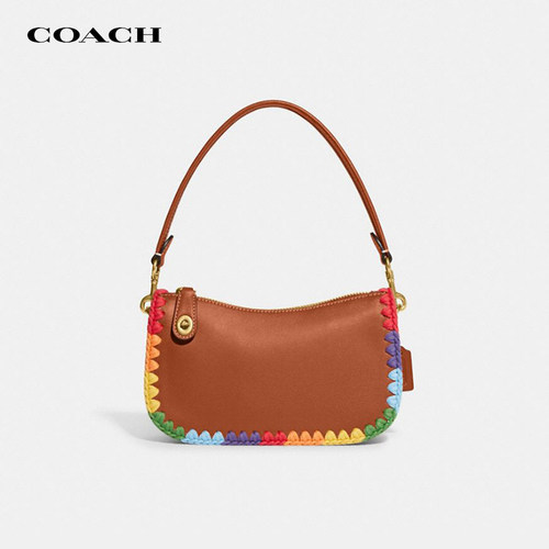 COACH/蔻驰Swinger腋下包织花边