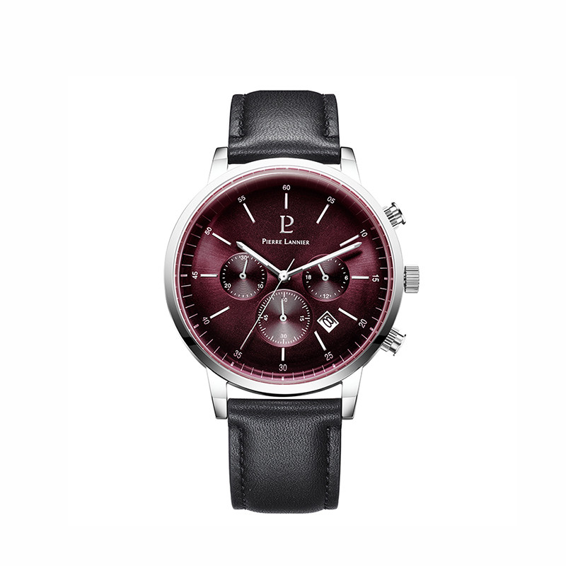 pierre lannier/连尼亚男士手表三眼系列新款时尚石英表206G153