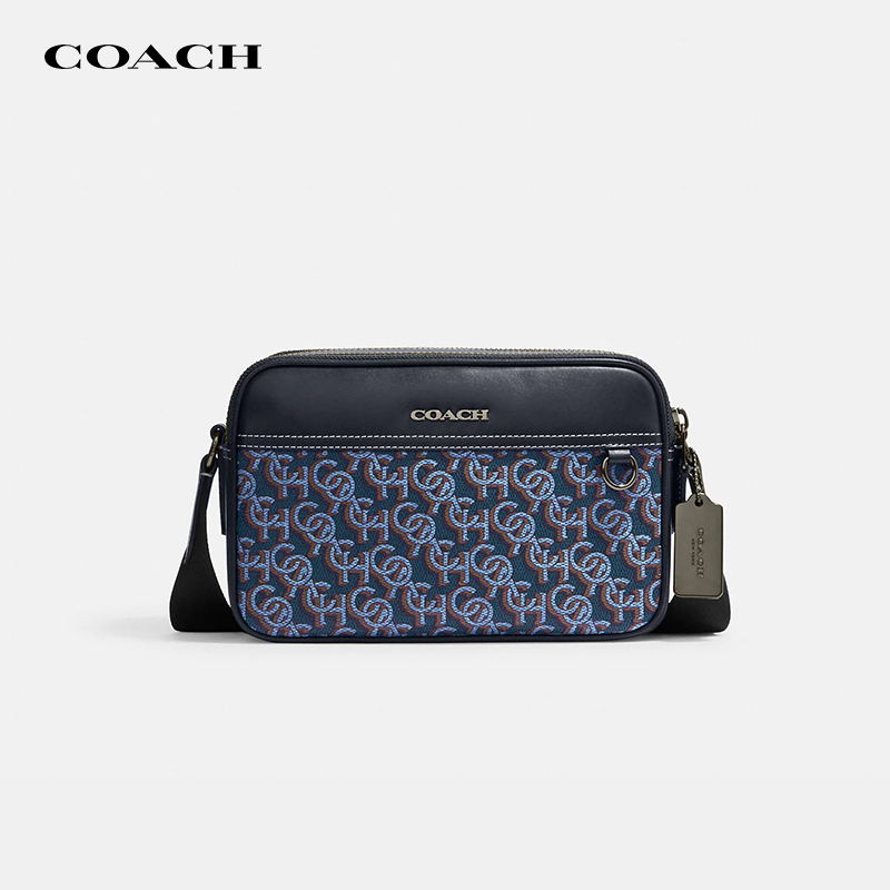 【官方授权】COACH/蔻驰Graham相机包通勤时尚单肩斜挎包小方包男