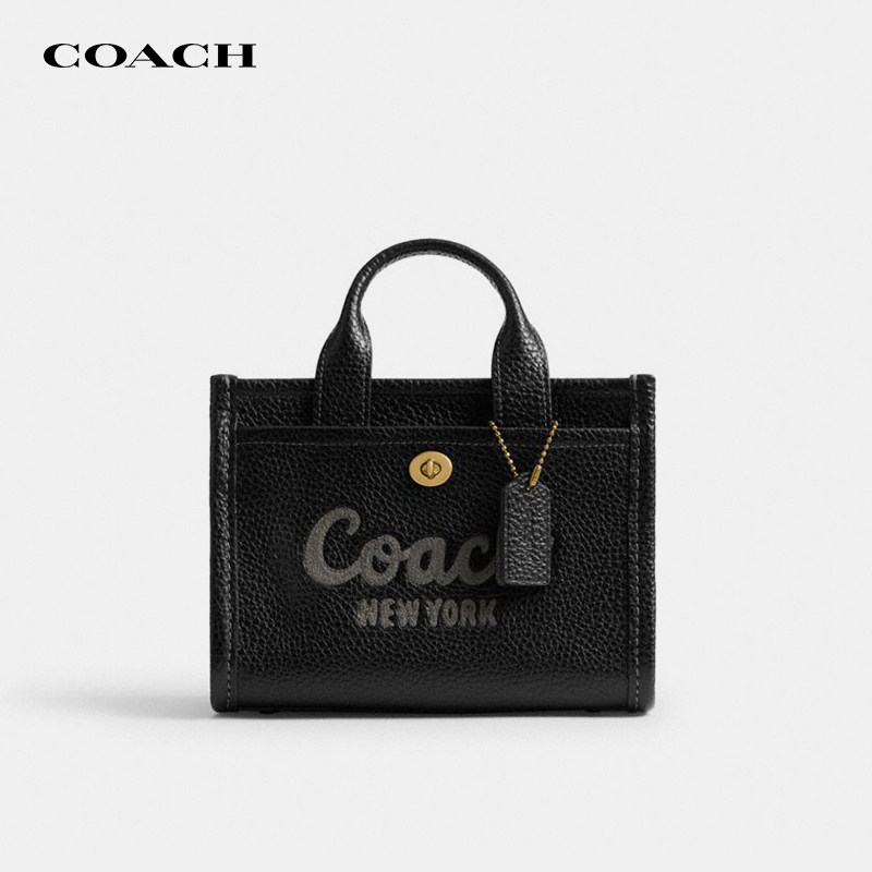 【正品保证】COACH/蔻驰Smith托特包方型小号织物单肩斜挎手提包