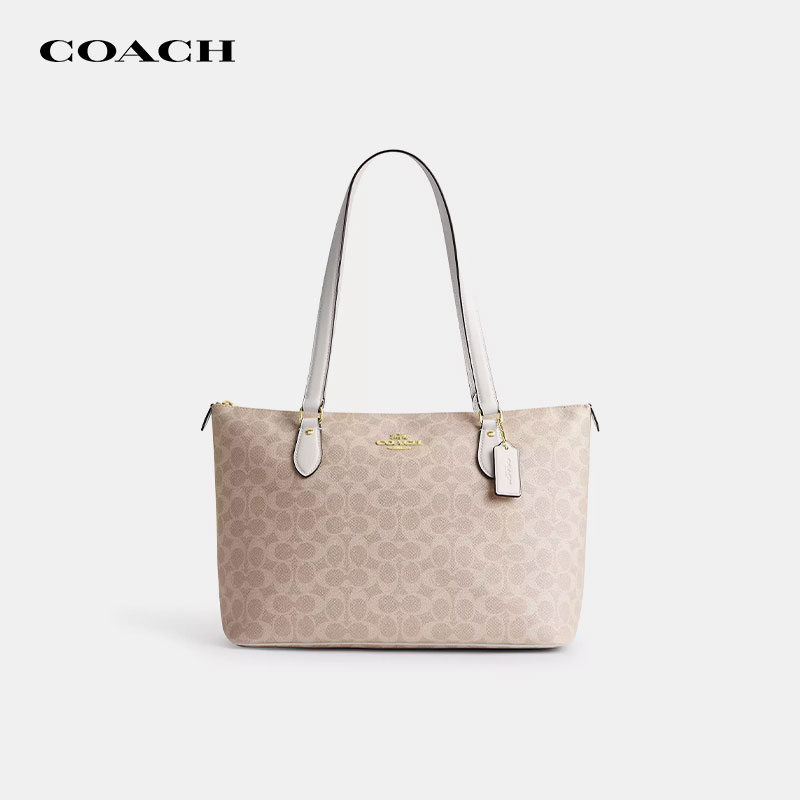COACH/蔻驰大容量老花单肩手提包